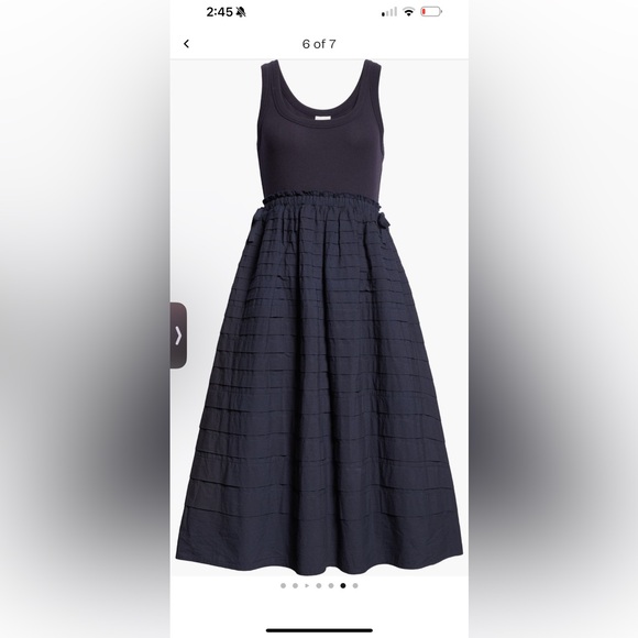 Cinq a sept Akira stretch cotton tank dress - Picture 4 of 4